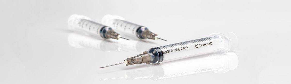 Terumo syringes from the medical consumables catalog
